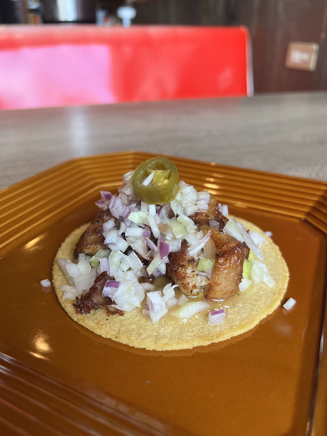 TACOSYALOWのチチャロンタコス